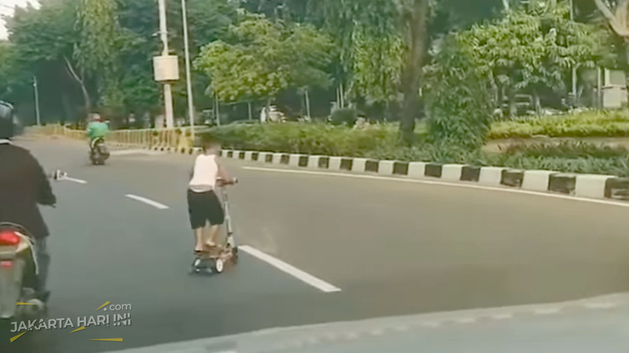 Viral Bocah Main Scooter di Jalan Raya, Bahaya dan Langkah Pencegahan