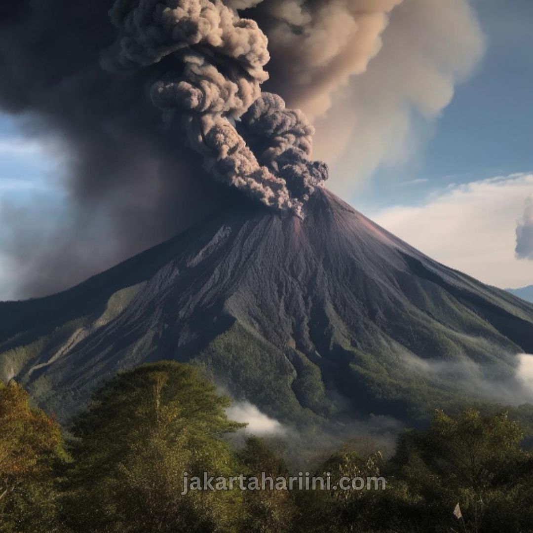 Gunung Rokatenda Naik Status Waspada