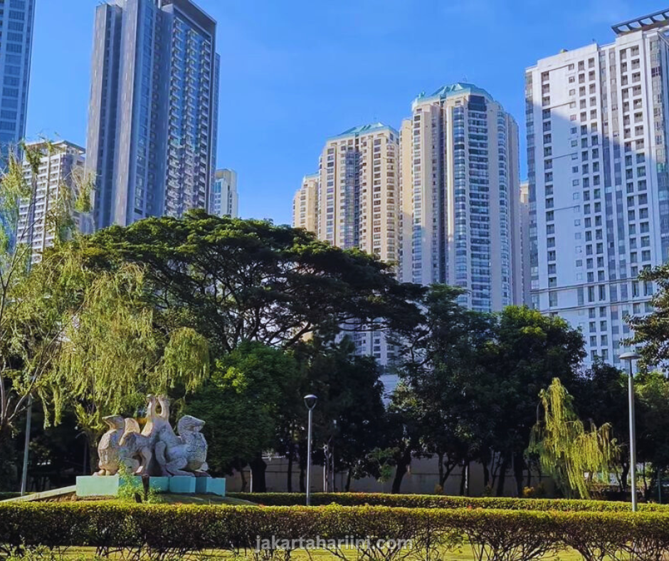 Kesegaran Taman dan Ruang Terbuka Hijau di Jakarta Pusat