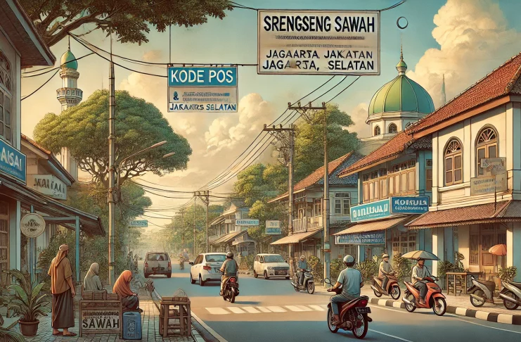 kode pos srengseng sawah jagakarsa jakarta selatan