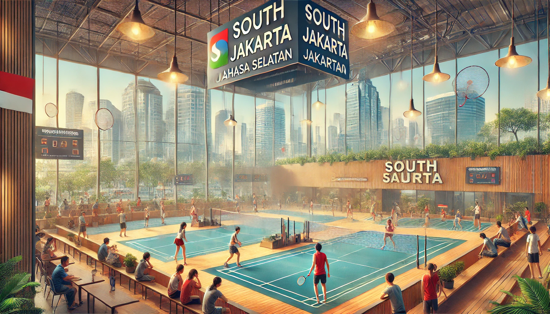 lapangan badminton jakarta selatan