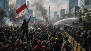 Kondisi Demo Hari Ini Di Jakarta