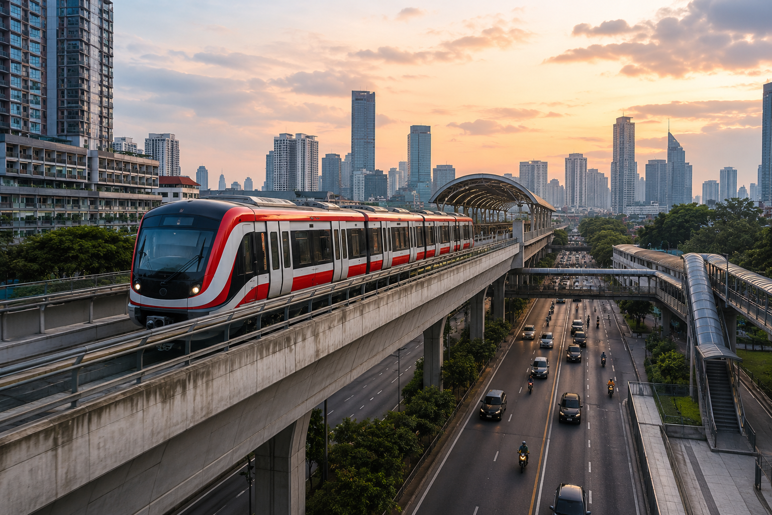 LRT Jakarta Kelapa Gading Manggarai
