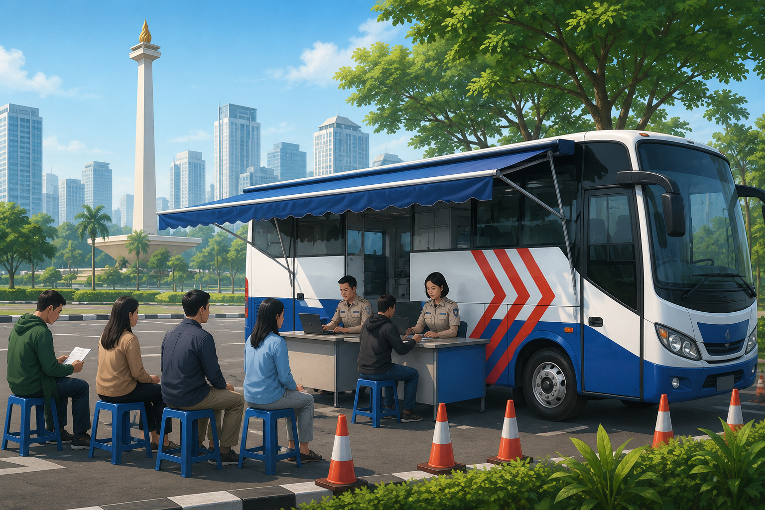 SIM Keliling Jakarta Sabtu 22 Agustus