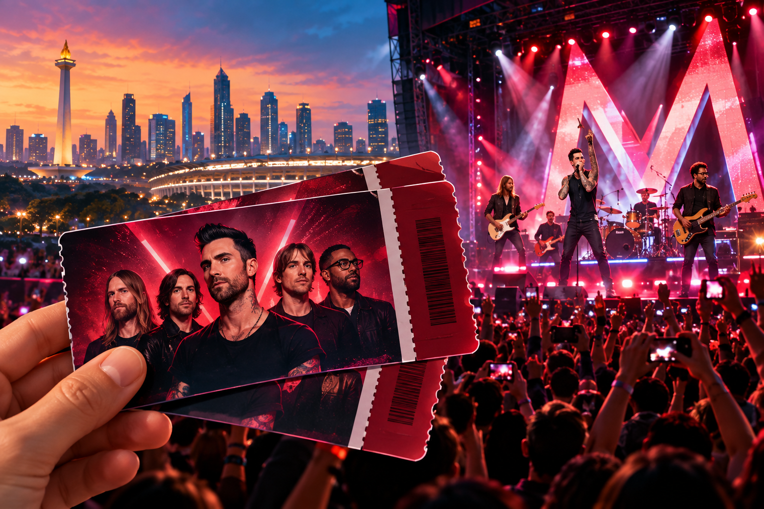 Tiket Maroon 5 Jakarta 2027
