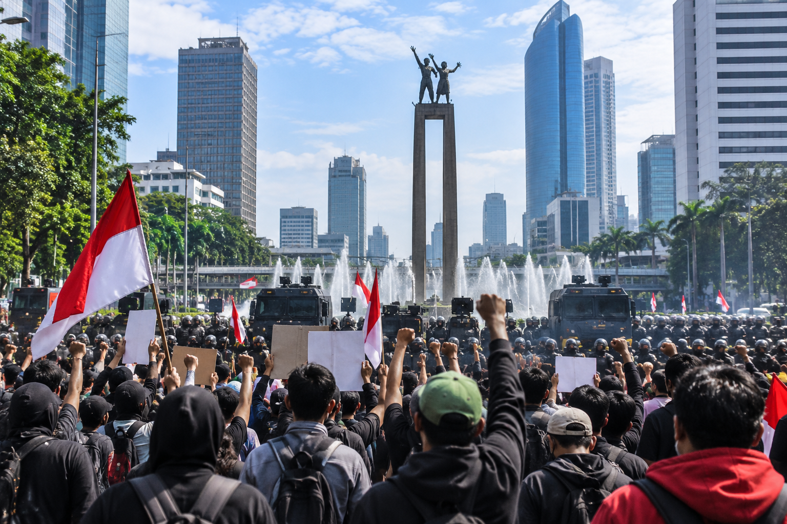 Titik Aksi Unjuk Rasa Jakarta Hari Ini